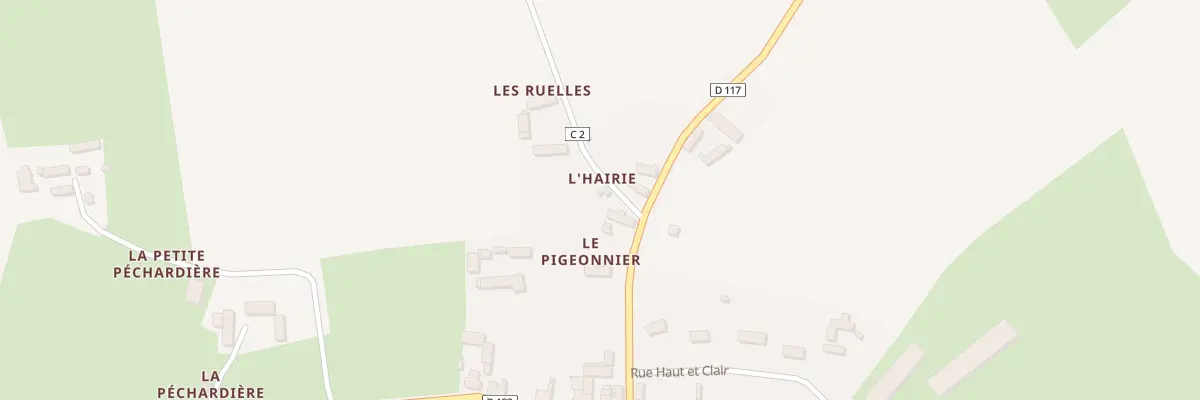 Plan du 1 Le Haut Bourg à Monhoudou