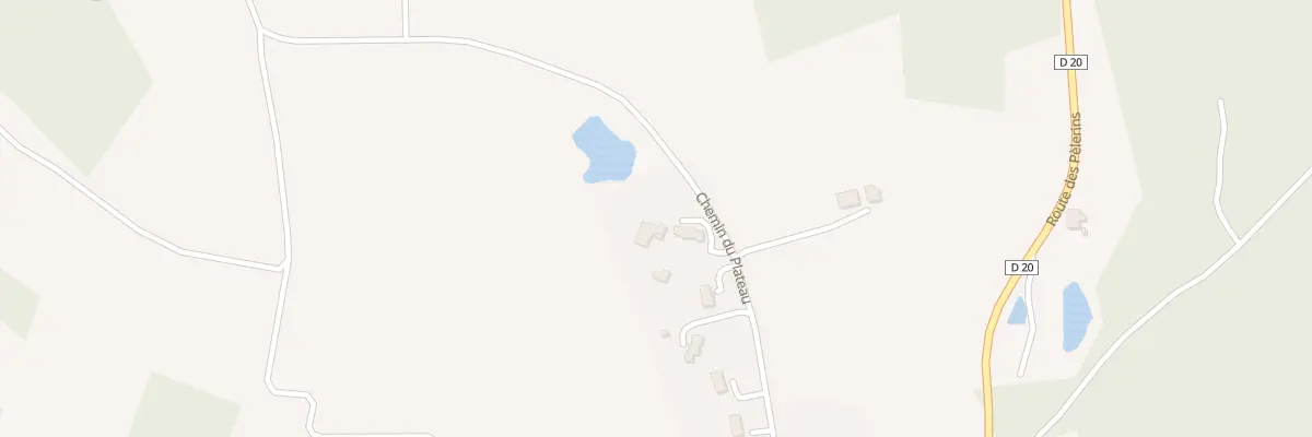 Plan du 287 Che du Plateau à Saint-Géry