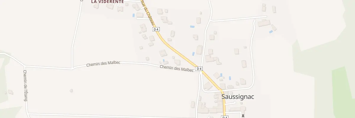 Plan du 54 Che des Malbec à Saussignac