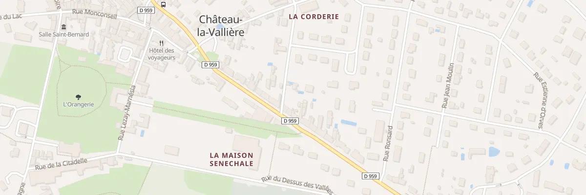 Plan du 23 Av du Gen de Gaulle à Château-la-Vallière