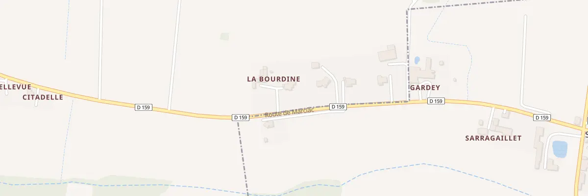 Plan du 5093 Vigne de la Bourdine à Pouylebon