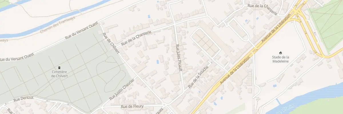 Plan du 15 Rue Jules Picault à Poitiers
