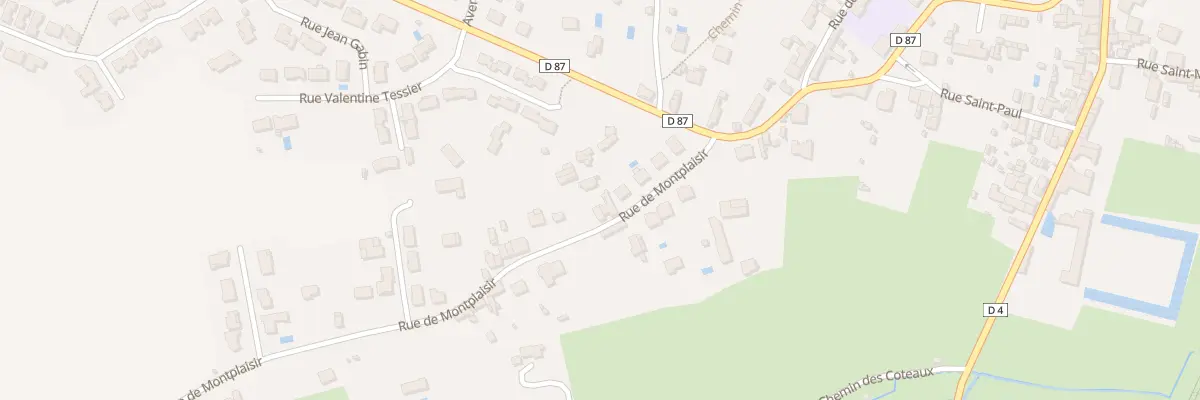 Plan du 8 Rue de Montplaisir à Ligugé