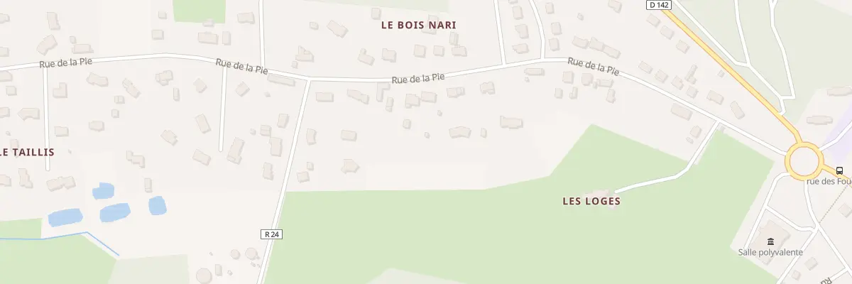 Plan du 44 Rue de la Pie à Brette-les-Pins
