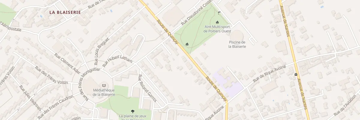 Plan du 83 Rue de Quincay à Poitiers