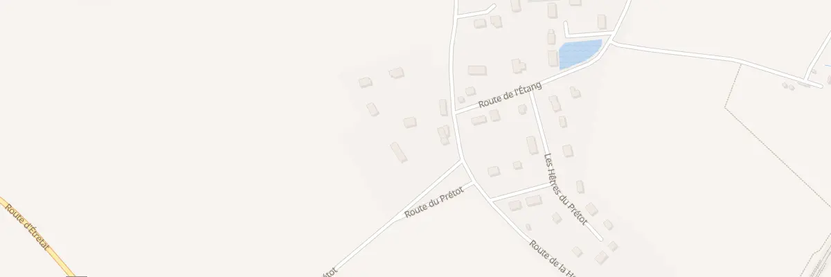 Plan du 483 Rte de la Hêtraie à Étainhus