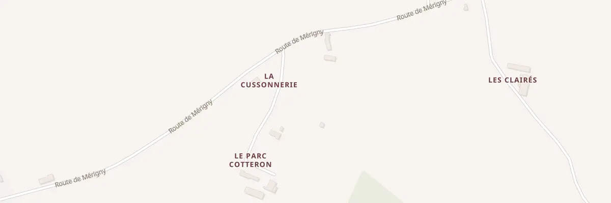 Plan du 1071 Rte de Mérigny à Saint-Léger-sur-Sarthe