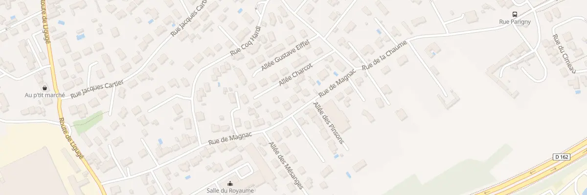 Plan du 12 Rue de Magnac à Saint-Benoît