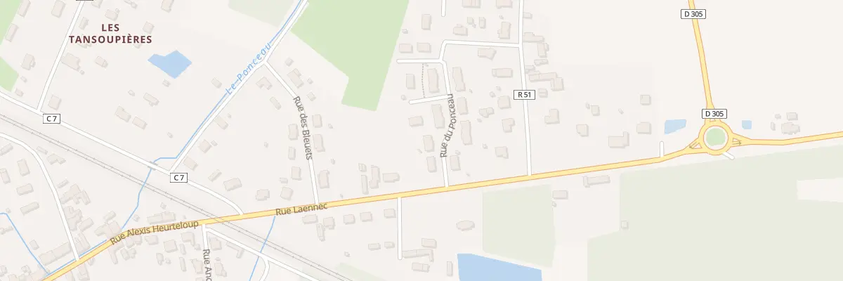 Plan du 5 Rue du Ponceau à Vaas