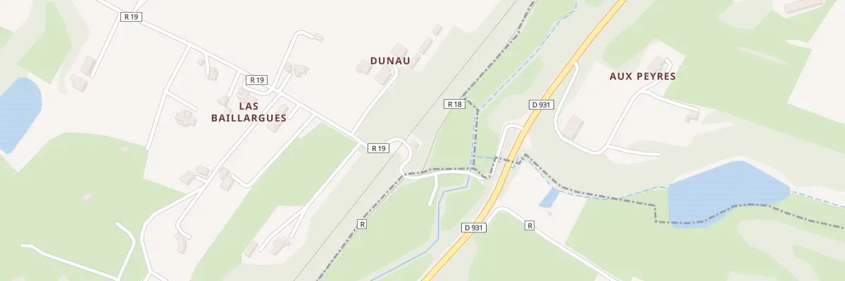 Plan du 5095 A Dunau à Mouchan