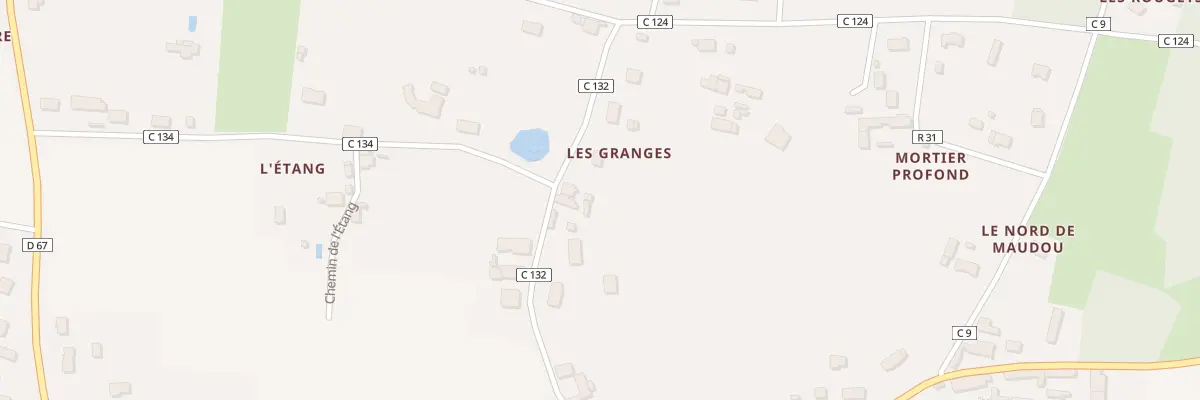 Plan du 342 Rte des Granges à Savigné-sur-Lathan