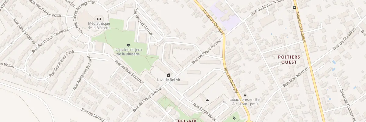 Plan du 48 Rue Rique Avoine à Poitiers