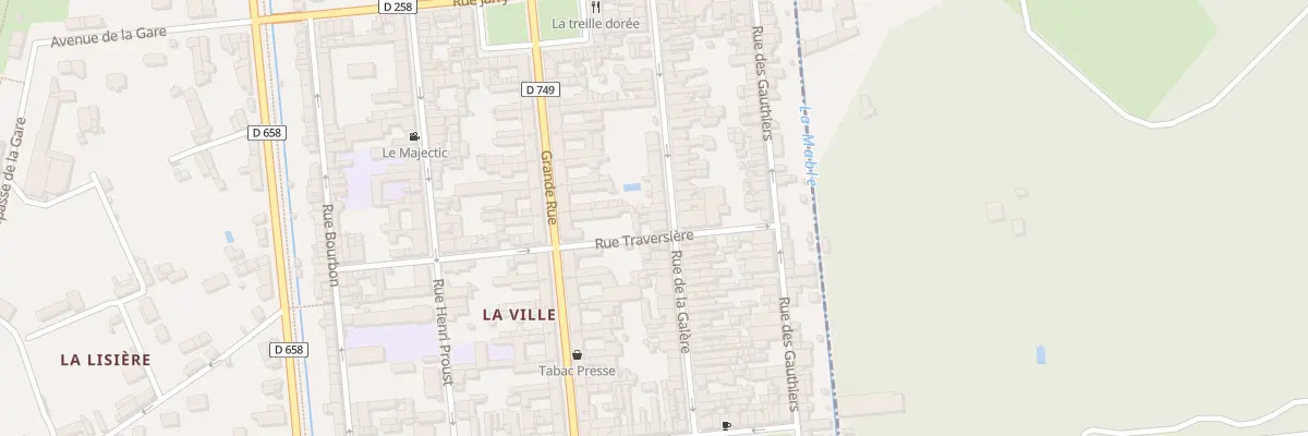 Plan du 44 Rue de la Galère à Richelieu