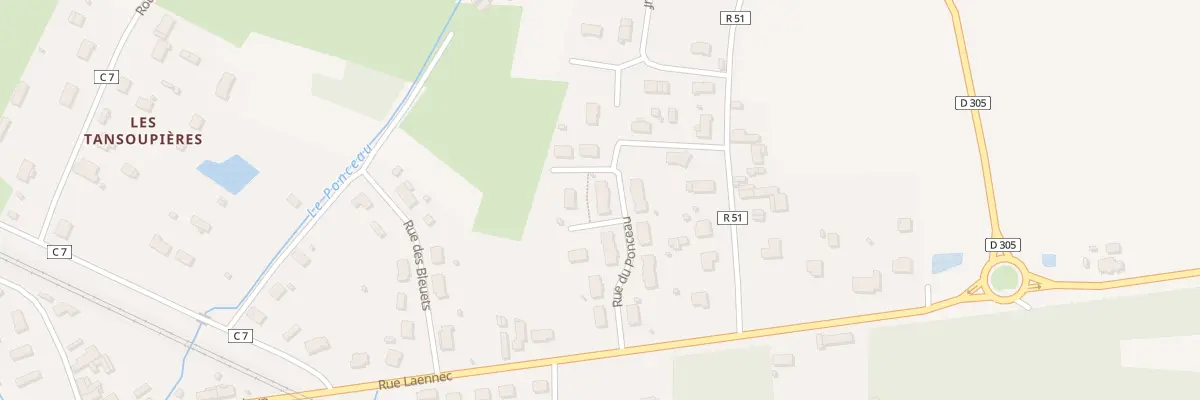 Plan du 15 Rue du Ponceau à Vaas
