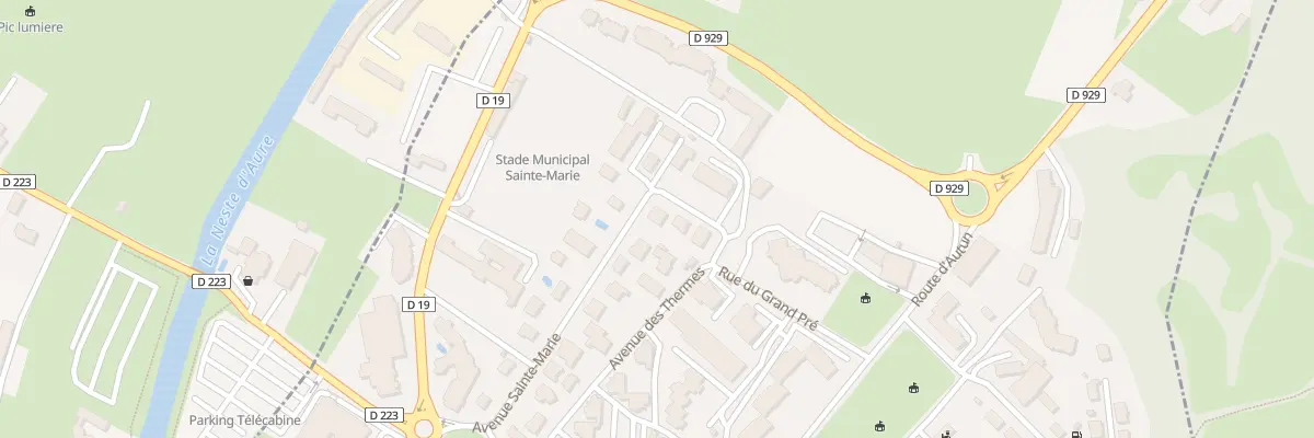 Plan du 3 Av Ste Marie à Saint-Lary-Soulan