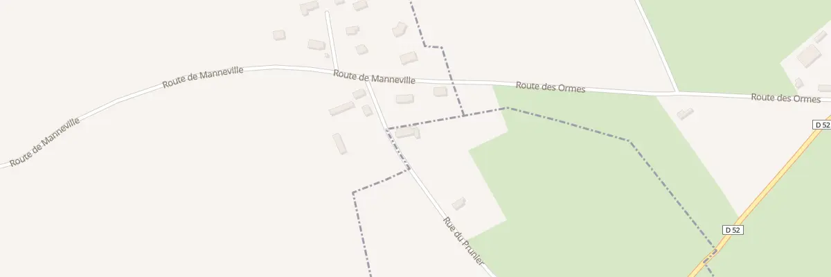 Plan du 6 Rue du Prunier à Angerville-l’Orcher