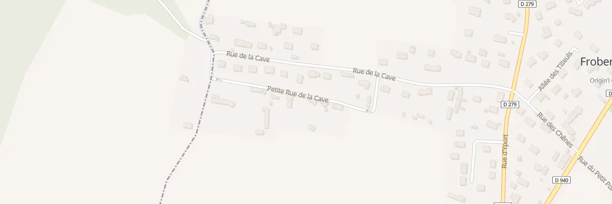 Plan du 167 Ptr Petite Rue de la Cave à Froberville