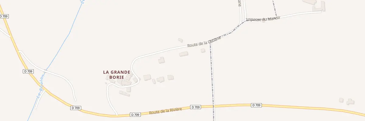 Plan du 378 Rte de la Cabane à Allemans