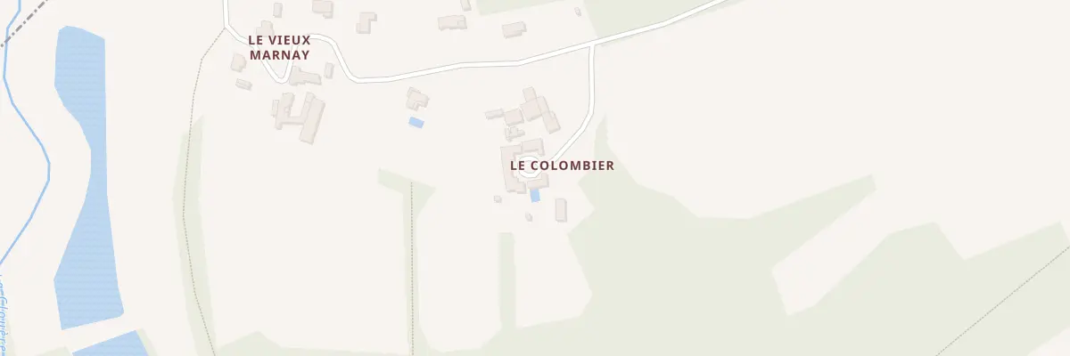 Plan du 8 Le Colombier à Marnay
