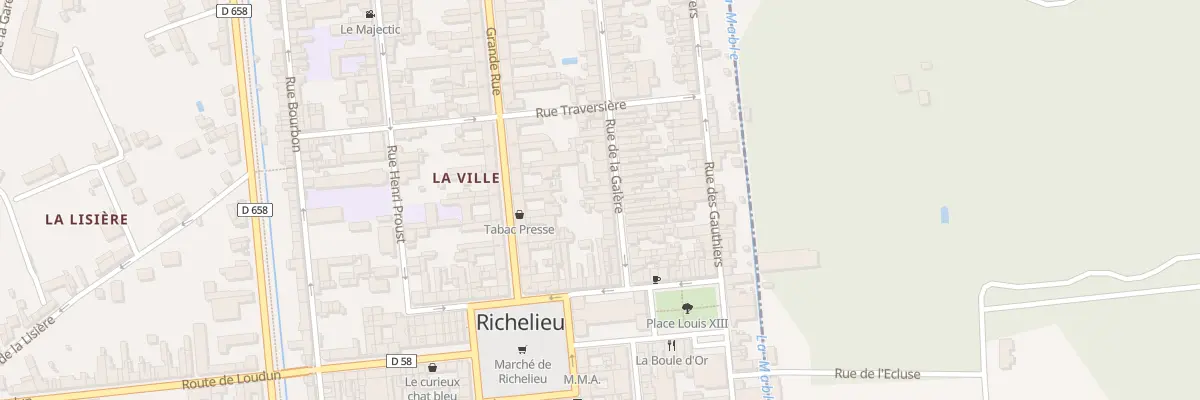 Plan du 20 Rue de la Galère à Richelieu