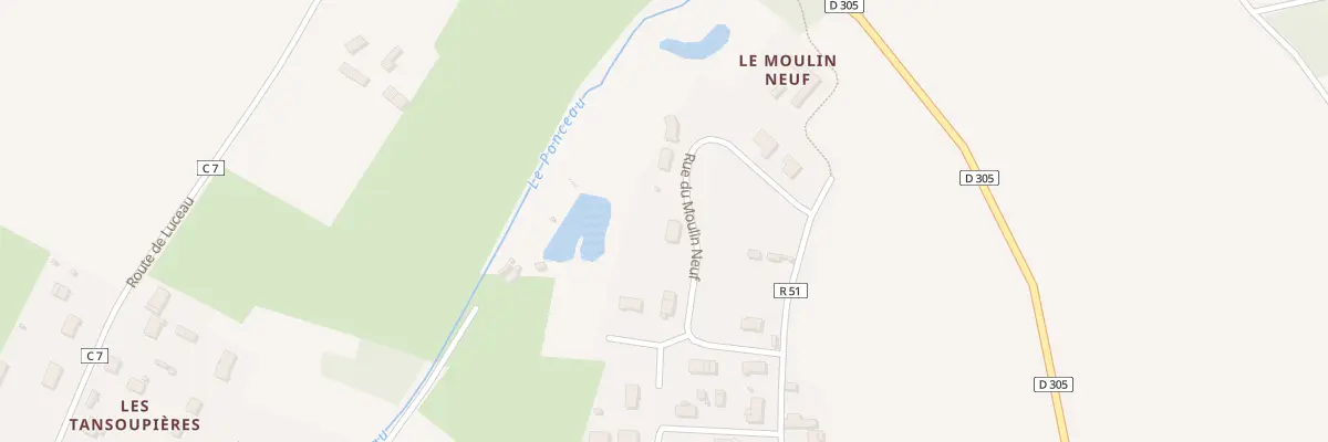 Plan du 10 Rue du Moulin Neuf à Vaas