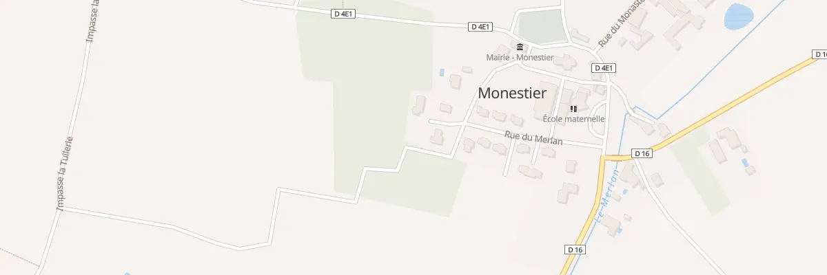 Plan du 51 Imp du Bois à Monestier