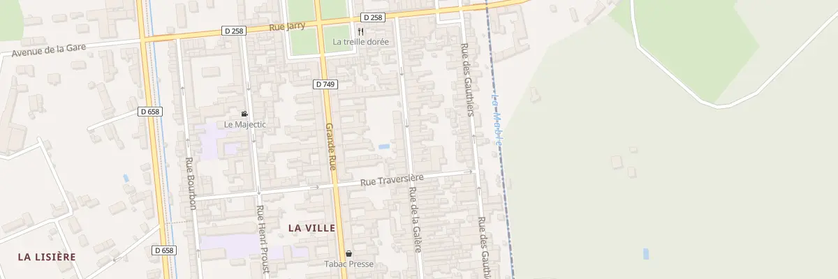 Plan du 59 Rue de la Galère à Richelieu