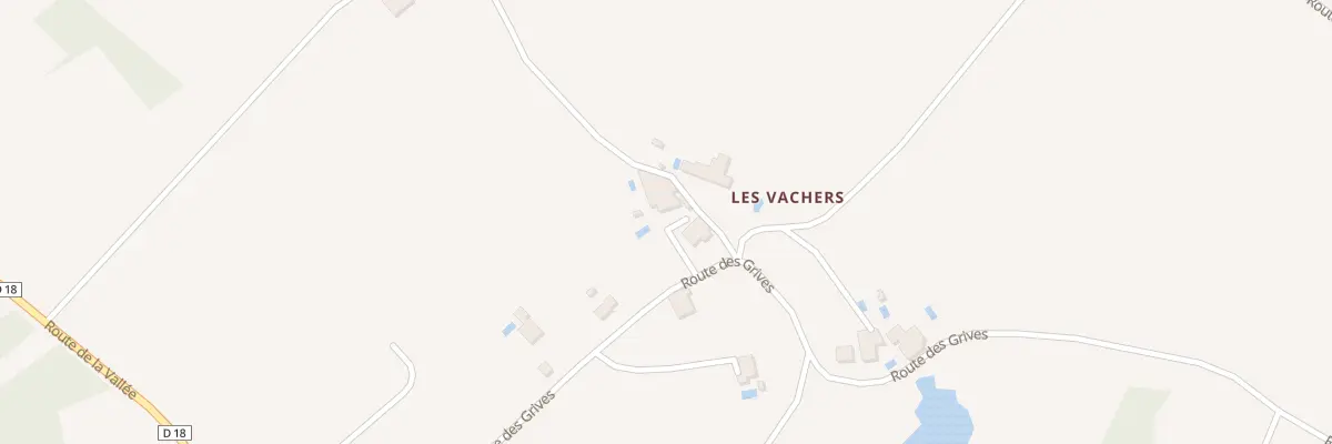 Plan du 822 Rte des Grives à Thénac