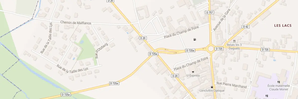 Plan du 25 Rue Louis Pasteur à Lencloître