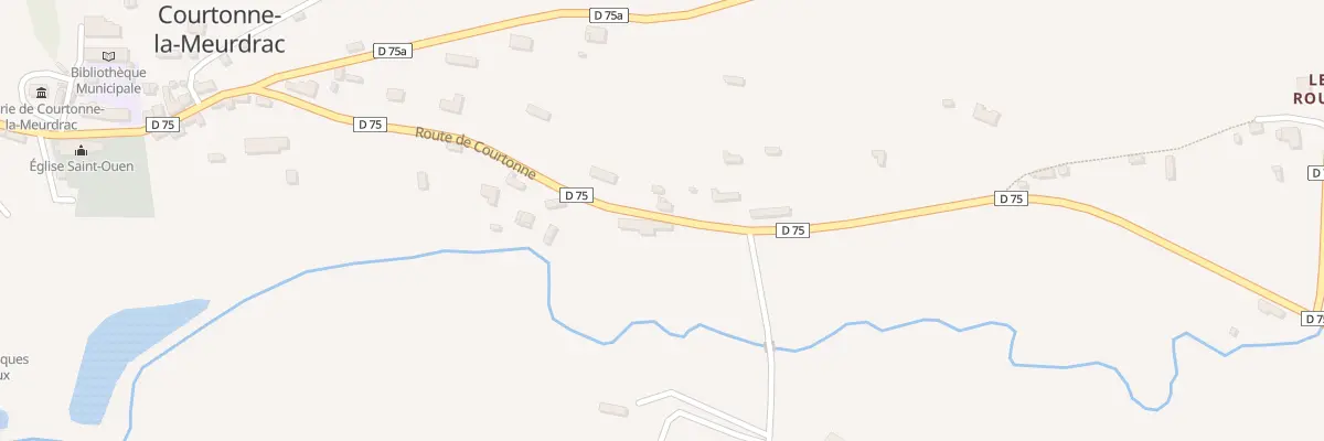 Plan du 1287 Rte de Courtonne à Courtonne-la-Meurdrac