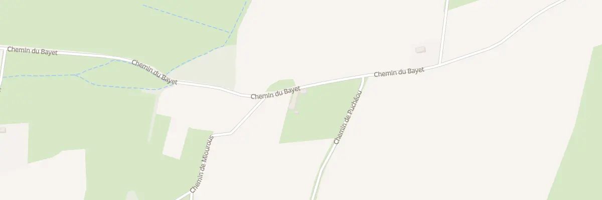 Plan du 12 Che du Bayet à Villembits