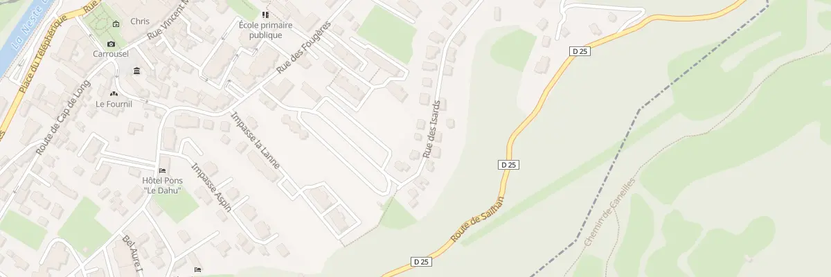Plan du 22 Rue des Isards à Saint-Lary-Soulan