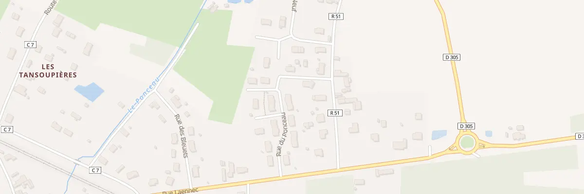 Plan du 18 Rue du Ponceau à Vaas