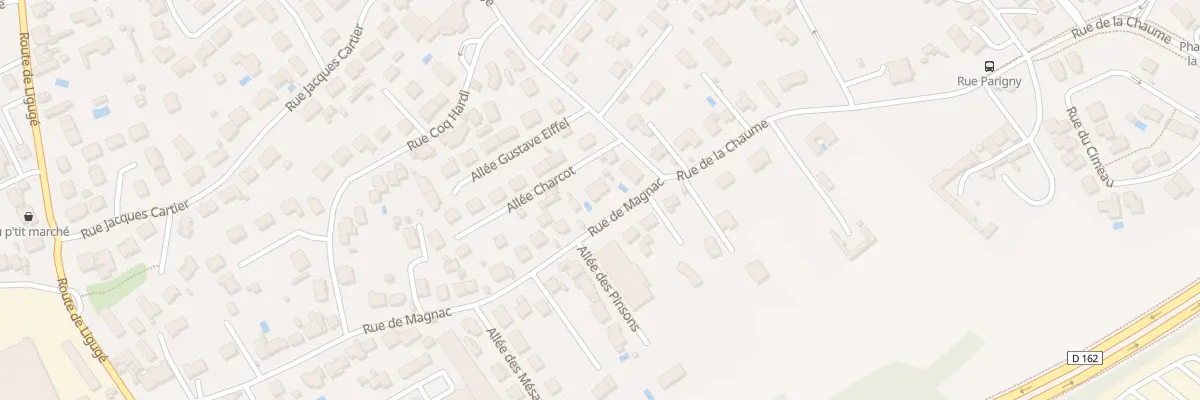 Plan du 4 Rue de Magnac à Saint-Benoît