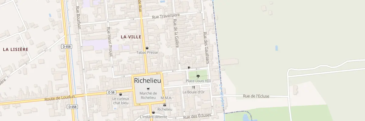 Plan du 11 Rue de la Galère à Richelieu