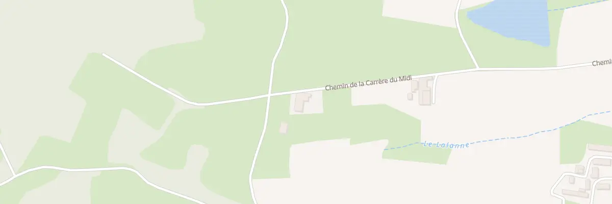 Plan du 717 Che de la Carrère du Midi à Lalanne-Trie