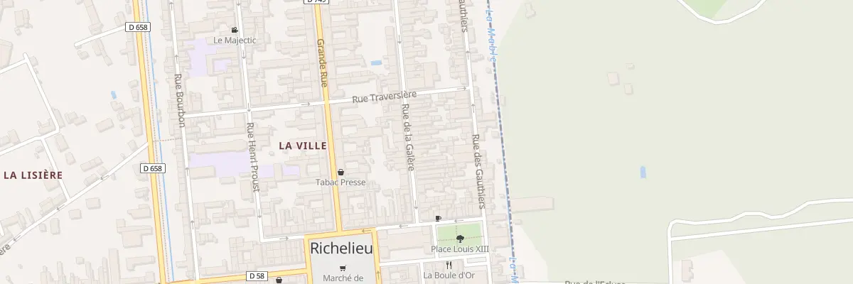 Plan du 29 Rue de la Galère à Richelieu