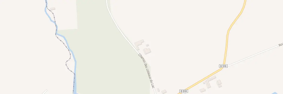 Plan du 230 Che des Coteaux du Lac à Bazugues