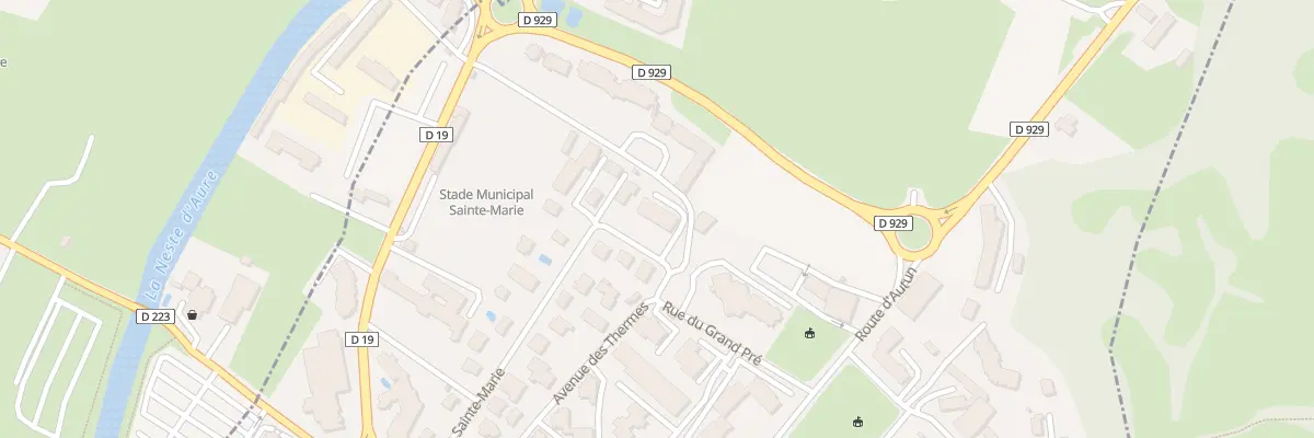 Plan du 2 Av Sainte Marie à Saint-Lary-Soulan