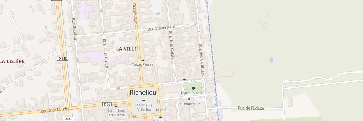 Plan du 19A Rue de la Galère à Richelieu
