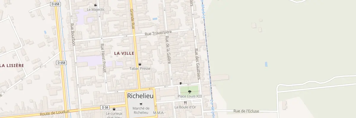 Plan du 23B Rue de la Galère à Richelieu