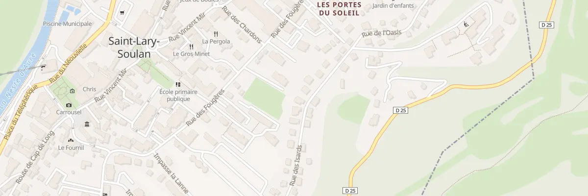Plan du 10 Rue des Isards à Saint-Lary-Soulan