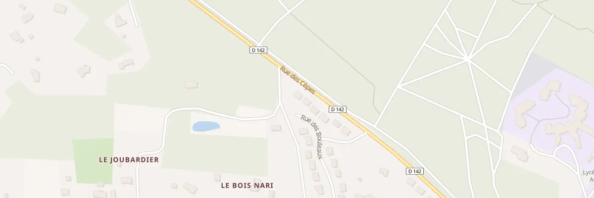 Plan du 16 Rue des bouleaux à Brette-les-Pins