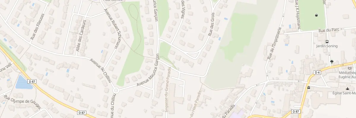 Plan du 4 Rue des Grois à Ligugé