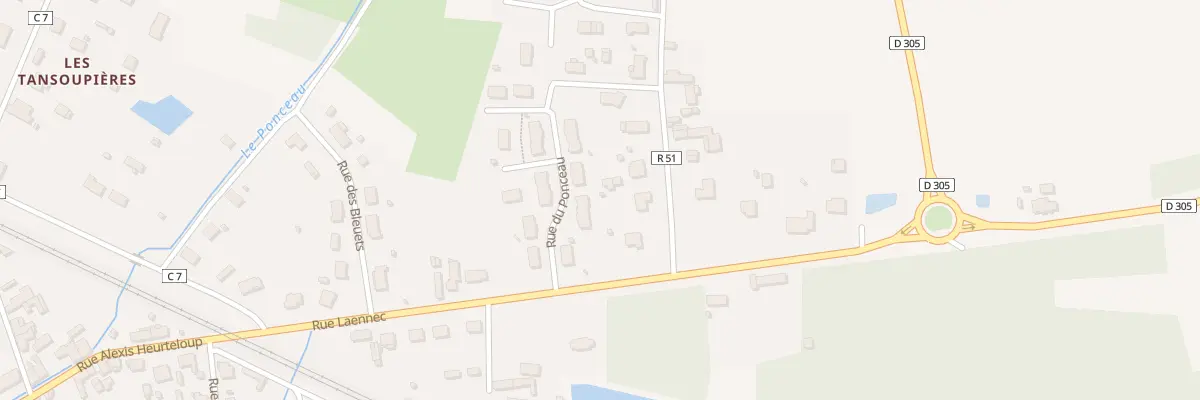 Plan du 6 Rue du Ponceau à Vaas