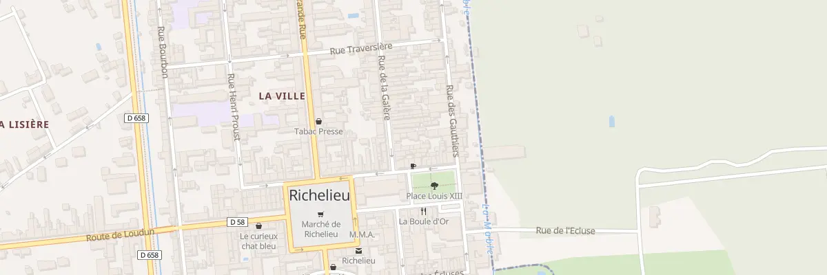 Plan du 11E Rue de la Galère à Richelieu