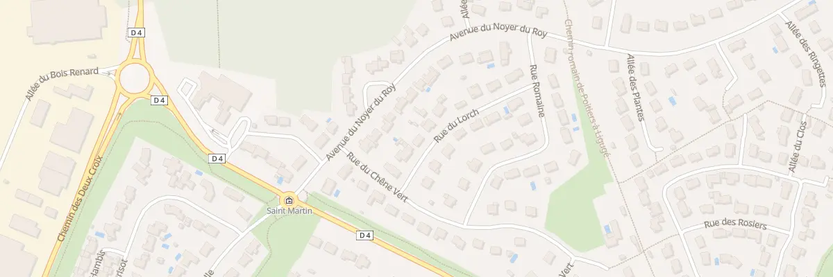 Plan du 3 Rue de Lorch à Ligugé