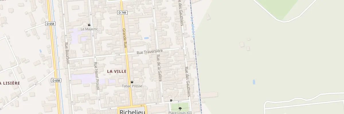 Plan du 43 Rue de la Galère à Richelieu