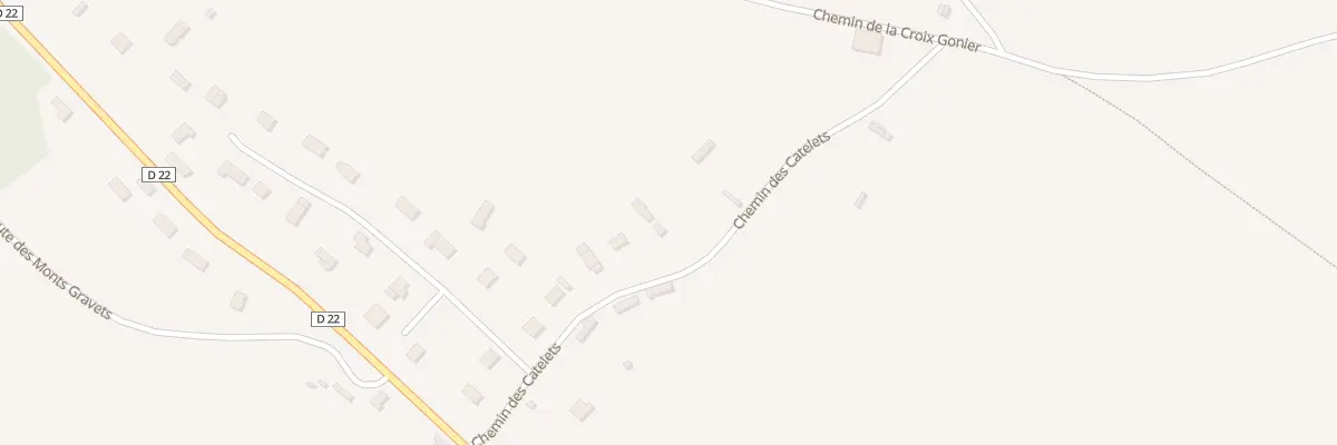 Plan du 187 Che des Catelets à Manneville-la-Raoult