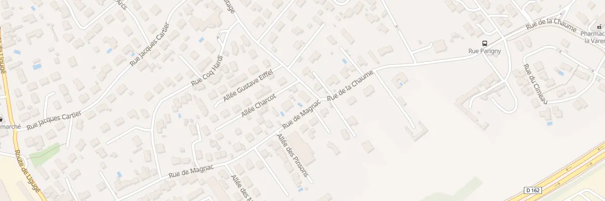 Plan du 2 Rue de Magnac à Saint-Benoît